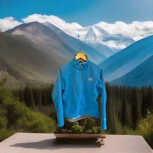 The North Face Apex Bionic Jacket Women's Size Small Blue Softshell Full Zip Up